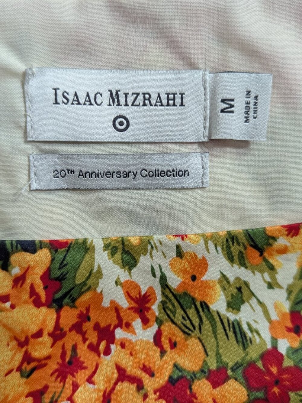 NWOT ISAAC MIZRAHI x Target Cotton Floral Dress Size M - Picture 12 of 16